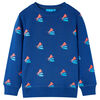 vidaXL Sweatshirt pour enfants bleu fonc&eacute; 116