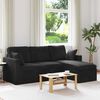 vidaXL Canap&eacute; Noir Dimensions globales: 198 x 134 x 80 cm (l x P x H)