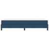 vidaXL Lit &agrave; ressorts avec matelas Bleu 90 x 190 cm tissu