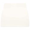 vidaXL Coussin pour jambes Blanc 68 x 40 x 21,5 cm