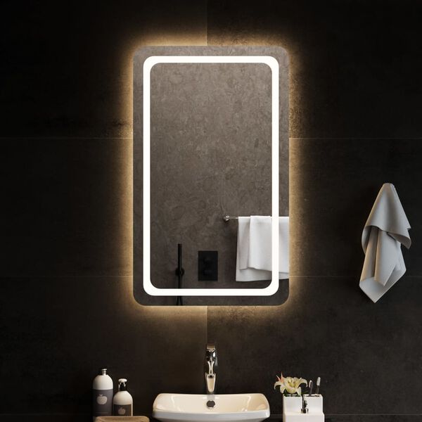 vidaXL Miroir de salle de bain &agrave; LED 60x100 cm