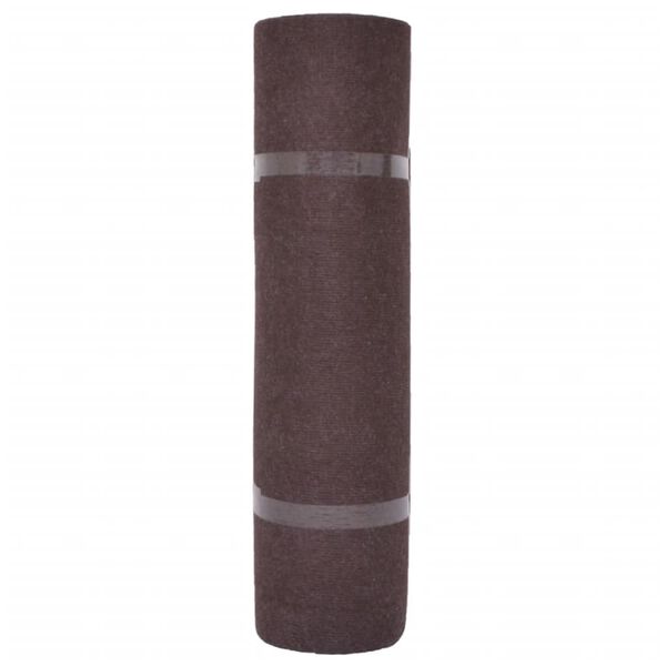 vidaXL Tapis stri&eacute; pour exposition 1,2x10 m Marron