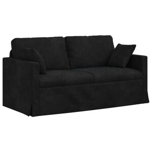 vidaXL Canap&eacute; Noir 158 x 78 x 80 cm Velours