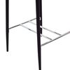 vidaXL Ensemble de bar 3 pcs Similicuir Marron