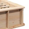 vidaXL Cadre de lit Marron 90 x 190 cm Bois de pin massif