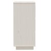 vidaXL Buffet Blanc 32x34x75 cm Bois massif de pin