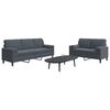 vidaXL Ensemble de canap&eacute;s 2 pcs avec coussins et traversins velours