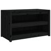 vidaXL Armoires de cuisine d'ext&eacute;rieur 3 pcs noir bois de pin massif