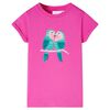 T-shirt pour enfants rose fonc&eacute; 116