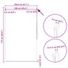 vidaXL Store enrouleur occultant 104,4 x 175 cm, largeur du tissu 100 cm, blanc cass&eacute;