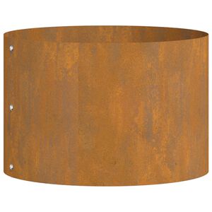vidaXL Anneau de jardini&egrave;re Marron 30 x 30 x 20 cm Acier Corten
