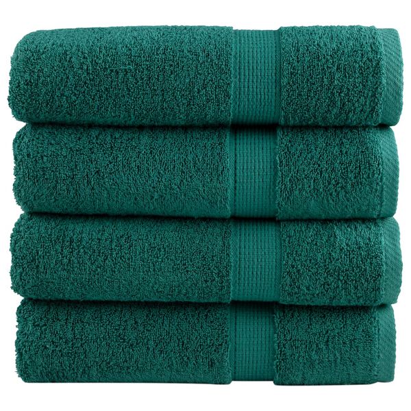 vidaXL Serviettes de bain de qualit&eacute; sup&eacute;rieure SOLUND 4 pcs 600g/m&sup2;