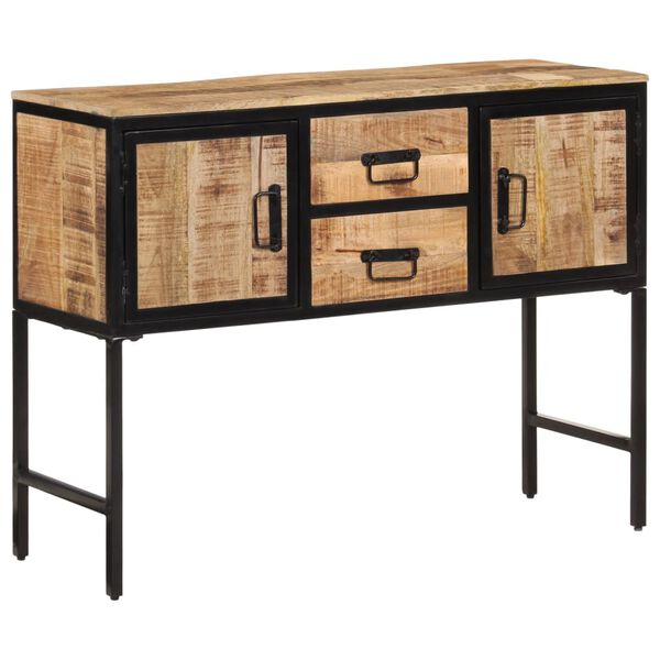 vidaXL Buffet haut 100x35x75 cm bois de manguier brut massif