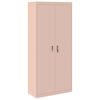vidaXL Armoire de rangement Rose 90 x 40 x 200 cm Acier
