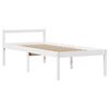 vidaXL Lit pour personne &acirc;g&eacute;e avec t&ecirc;te de lit sans matelas 90x190 cm