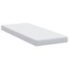 vidaXL Matelas Blanc 70 x 200 cm Tissu jacquard