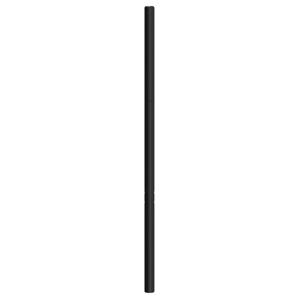 vidaXL T&ecirc;te de lit de remplacement m&eacute;tal noir 160 cm