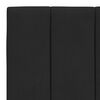 vidaXL Cadre de lit avec LED sans matelas Hanko noir 100x200 cm velours