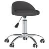 vidaXL Chaises &agrave; manger pivotantes lot de 4 gris similicuir