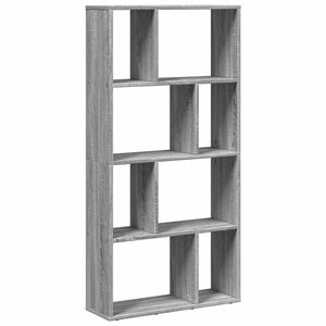 vidaXL Biblioth&egrave;que sonoma gris 60x20x120,5 cm bois d'ing&eacute;nierie