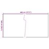 vidaXL Paravent de balcon anthracite 400x100 cm r&eacute;sine tress&eacute;e