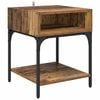vidaXL Table de chevet Bois ancien 40 x 40 x 50 cm Bois d'ing&eacute;nierie