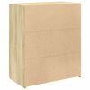 vidaXL Buffet ch&ecirc;ne sonoma 80x42,5x93 cm bois d'ing&eacute;nierie