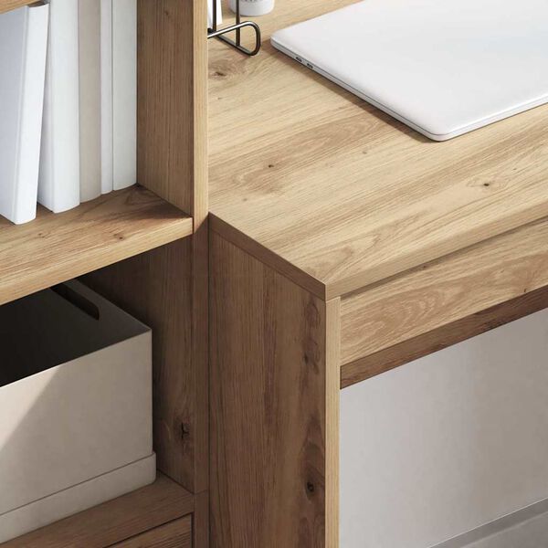 vidaXL Bureau Ch&ecirc;ne artisanal 80 x 50 x 76 cm