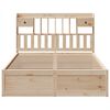 vidaXL Cadre de lit sans matelas 140x200 cm bois massif de pin