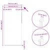 vidaXL Store enrouleur occultant 120 x 230 cm blanc