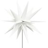 vidaXL Lumi&egrave;res de No&euml;l avec piquets 3 pcs LED pliable blanc 35 cm