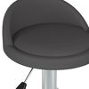 vidaXL Tabouret de massage Gris Similicuir