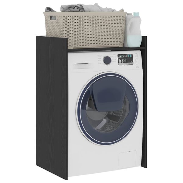 vidaXL Armoire pour machine &agrave; laver Ch&ecirc;ne noir 67,5 x 48 x 97 cm