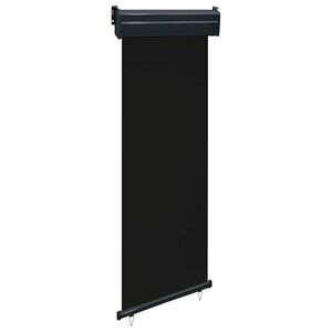 vidaXL Auvent lat&eacute;ral de balcon 65x250 cm noir