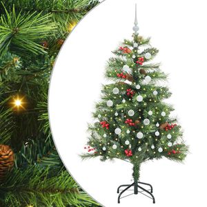 vidaXL Sapin de No&euml;l artificiel Vert 150 cm PVC et m&eacute;tal