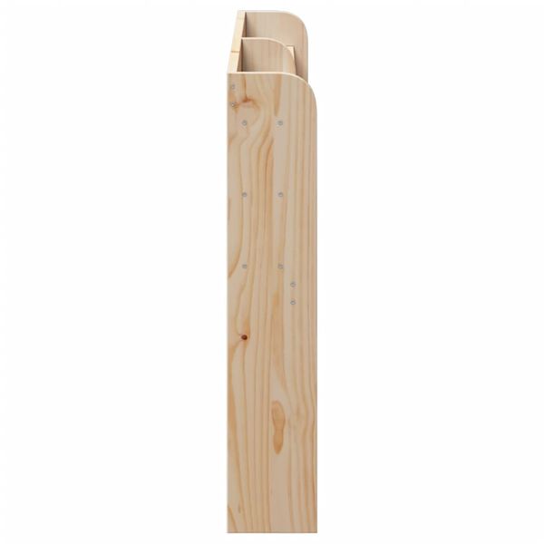 vidaXL T&ecirc;te de lit avec &eacute;tag&egrave;res 160 cm bois massif de pin