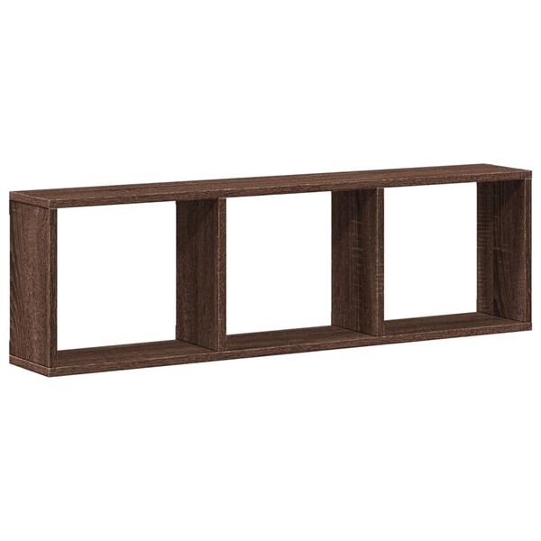 vidaXL Armoire murale 100x16x30 cm ch&ecirc;ne marron bois d'ing&eacute;nierie