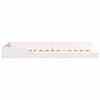 vidaXL Cadre de lit Blanc 90 x 210 cm Pin massif