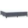 vidaXL Sommier &agrave; lattes de lit sans matelas gris fonc&eacute; 200x210cm