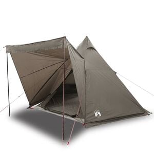 vidaXL Tente familiale tipi 6 personnes marron imperm&eacute;able