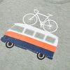 Sweatshirt pour enfants m&eacute;lange kaki clair 116