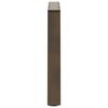 vidaXL Pieds de table basse en forme de V, 2 pi&egrave;ces, acier naturel, 70 x (42-43,3) cm