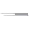 vidaXL Support de montage encastr&eacute; 12 pcs Argent&eacute; 75 x 66 x 1,4 mm