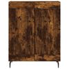 vidaXL Buffet chêne fumé 69,5x34x90 cm bois d'ingénierie