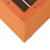 vidaXL Jardini&egrave;re cire marron 50x50x72 cm bois de pin massif