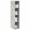 vidaXL Armoire suspendue avec stockage Gris b&eacute;ton 20 x 29,5 x 100 cm