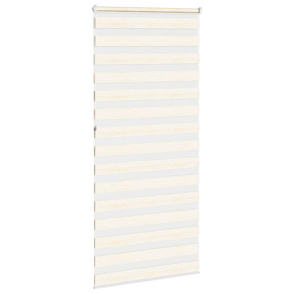vidaXL Store zèbre beige marbré largeur du tissu 100,9 cm polyester