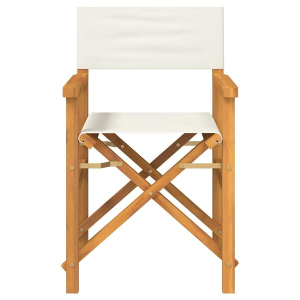 vidaXL Chaises de metteur en sc&egrave;ne pliantes lot de 2 Bois teck massif