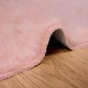 vidaXL Tapis en fausse Tafalla Rose 200 x 200 cm Polyester