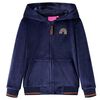 Veste &agrave; capuche pour enfants bleu marine 140